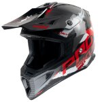 Casque cross prov skud sto 2024 red / black