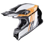 Casque cross scorpion exo vx - 16 evo air - lignes 2026 noir / orange