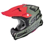 Casque cross scorpion exo vx - 22 air - updown 2026 rouge / vert / noir
