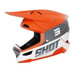 Casque cross shot furious - league 2025 orange
