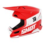 Casque cross shot furious - league 2025 red