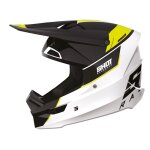 Casque cross shot furious - scope 2023 neon yellow
