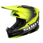 Casque cross shot furious - stream 2027 neon yellow