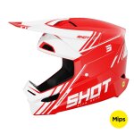 Casque cross shot race - sprint 2025 red