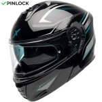 Casque modulable dexter atlas eclipse black / grey / blue Casque modulable dexter atlas eclipse black / grey / blue