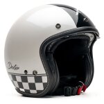 Casque jet dexter element cup white shiny