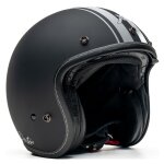 Casque jet dexter element stripe black mat