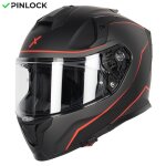 Casque int�gral dexter mirage black / red black / grey / red
