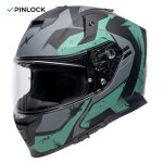 Casque int�gral dexter mirage dune kaki mat