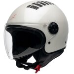 Casque jet dexter nemesis white glossy