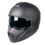 Casque jet dexter vulcan black mat 22. 06