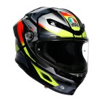 Casque int�gral agv k - 6 s - erazer black / red / yellow