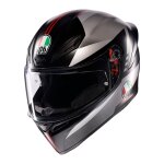 Casque int�gral agv k1 s - lap black / grey / red