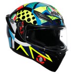 Casque int�gral agv k1 s - rossi winter test 2020 multicolore