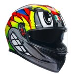 Casque int�gral agv k3 - birdy 2. 0 grey / yellow
