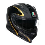 Casque int�gral agv k7 - flow 46 black / gold