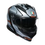 Casque int�gral agv k7 - jaeger black / silver