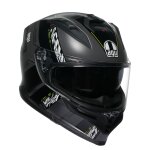 Casque int�gral agv k7 - kyber matt grey / yellow fluo / black