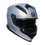 Casque int�gral agv k7 - mono matt silver