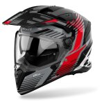 Casque int�gral airoh bandit - spicy noir / gris / rouge
