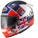 Casque int�gral arai quantic - nation uk white / blue / red