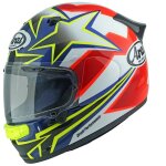 Casque int�gral arai quantic - star & stripes rouge