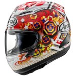 Casque int�gral arai rx - 7v evo - nakagami gp3 - replica blanc / rouge