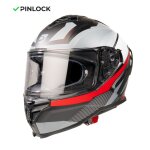 Casque intégral dxr hyperion lux black / white / red Casque intégral dxr hyperion lux black / white / red