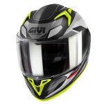Casque int�gral givi 50. 8 - brave matt black titanium yellow