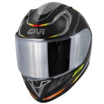 Casque int�gral givi 50. 8 - mach1 matt black red