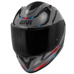 Casque int�gral givi 50. 8 - mach1 matt grey red