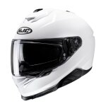 Casque int�gral hjc i71 - uni semi flat pearl white