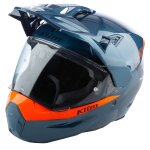 Casque int�gral klim x1 alpha petrol / strike orange