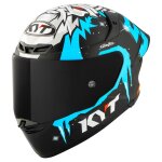 Casque int�gral kyt tt - revo masia rep. winter test black blue grey