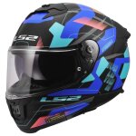 Casque int�gral ls2 ff808 - stream ii - mika black / blue