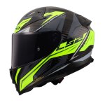 Casque int�gral ls2 ff811 - vector ii carbon - savage h - v yellow