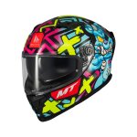 Casque int�gral mt helmets braker sv - crazy teddy multicolore