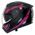 Casque int�gral nolan n60 - 6 sincrono noir / fushia
