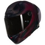 Casque int�gral nolan x - 804 rs - ultra carbon - liquido rouge