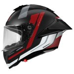 Casque int�gral premier monza evo ks noir / gris / rouge