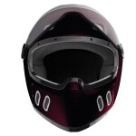 Casque int�gral qwart phoenix 14 carbon matt syrah carbon