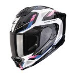 Casque int�gral scorpion exo exo - 1500 air sleek blanc / noir / rose