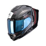 Casque int�gral scorpion exo exo - 1500 carbon air zity noir / rouge / bleu