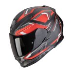 Casque int�gral scorpion exo exo - 491 - zumo noir mat / rouge