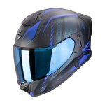 Casque int�gral scorpion exo exo - 530 air theras noir mat / bleu