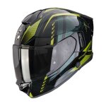 Casque int�gral scorpion exo exo - 530 air theras noir / vert