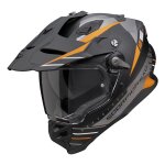 Casque int�gral scorpion exo adf - 9000 air - feat noir mat / orange