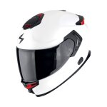 Casque int�gral scorpion exo exo - gt sp air - uni blanc nacr� mat