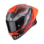 Casque int�gral scorpion exo exo - r1 evo ii air - valere noir mat / rouge