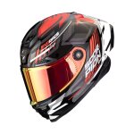Casque int�gral scorpion exo exo - race air - kobra noir / rouge